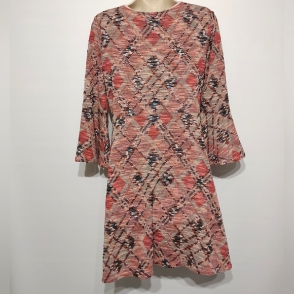 Anthropologie Maeve Bell Sleeve Dress Erina Boho Festive Fall Dress Size XS - Picture 10 of 10